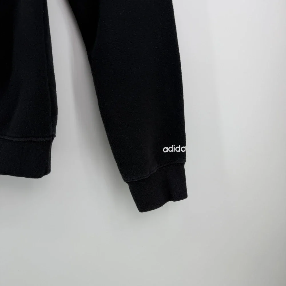 Adidas Hoodie Men Small Black Streetwear Always Fresh Always Original Graphic